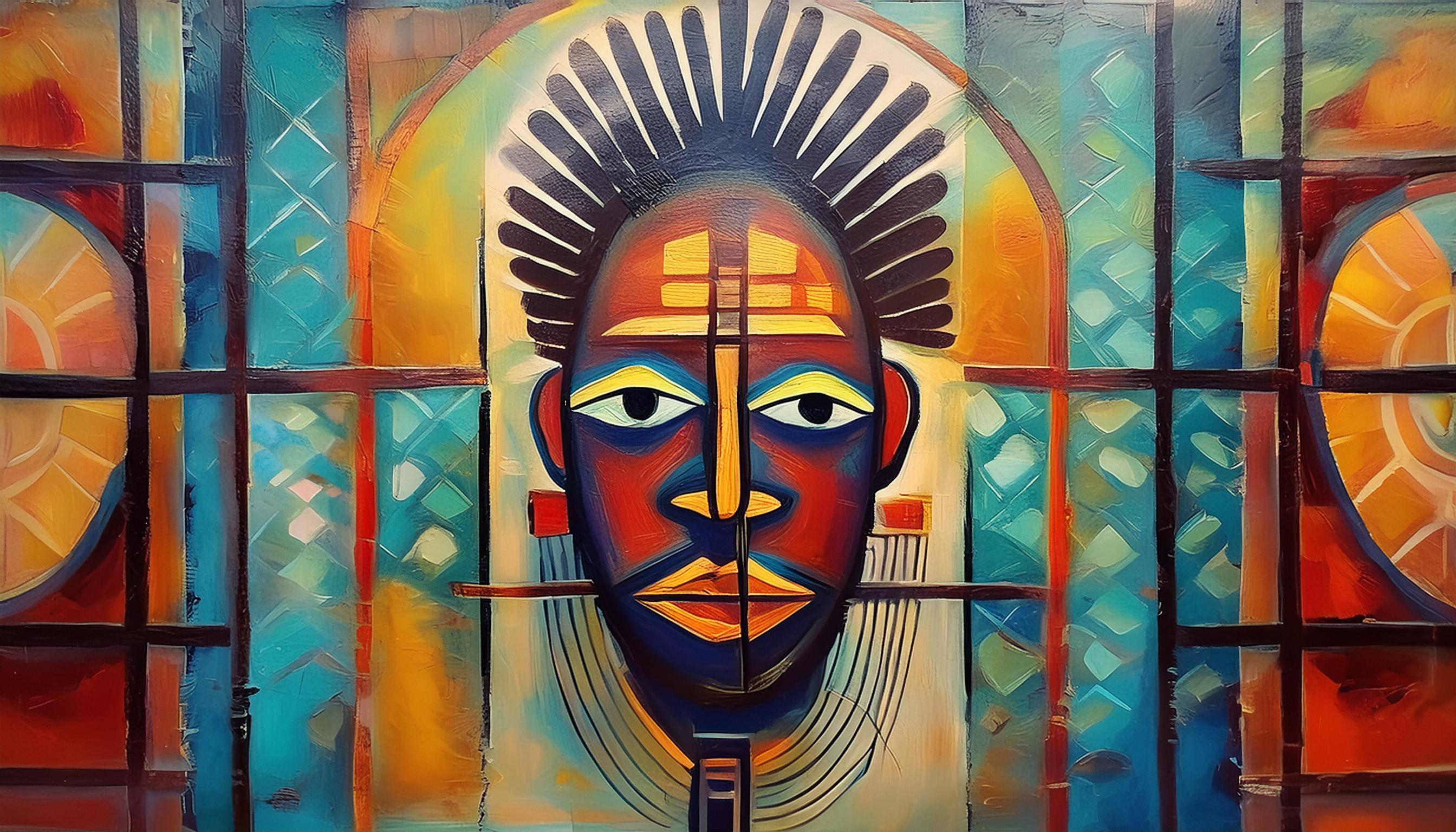 African wall art